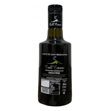 Botella de vidrio de 500 ml. 